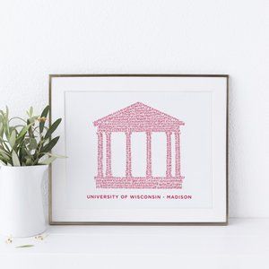 University of Wisconsin-Madison Word Art